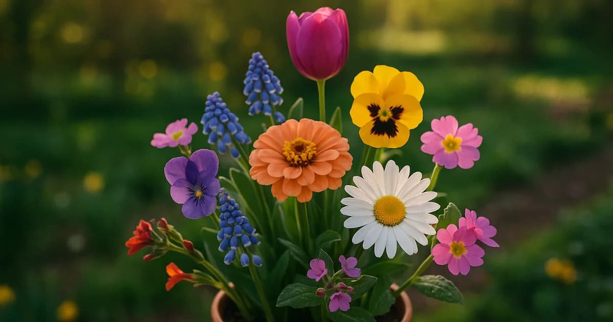 10 fleurs printemps faciles à planter pour un jardin coloré