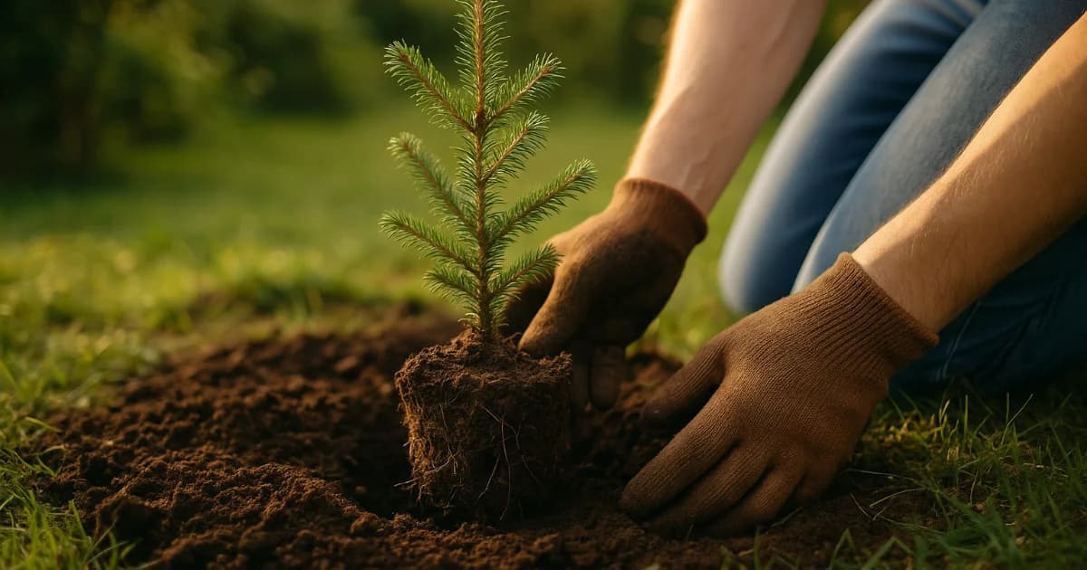 Planter un petit sapin au jardin : guide simple