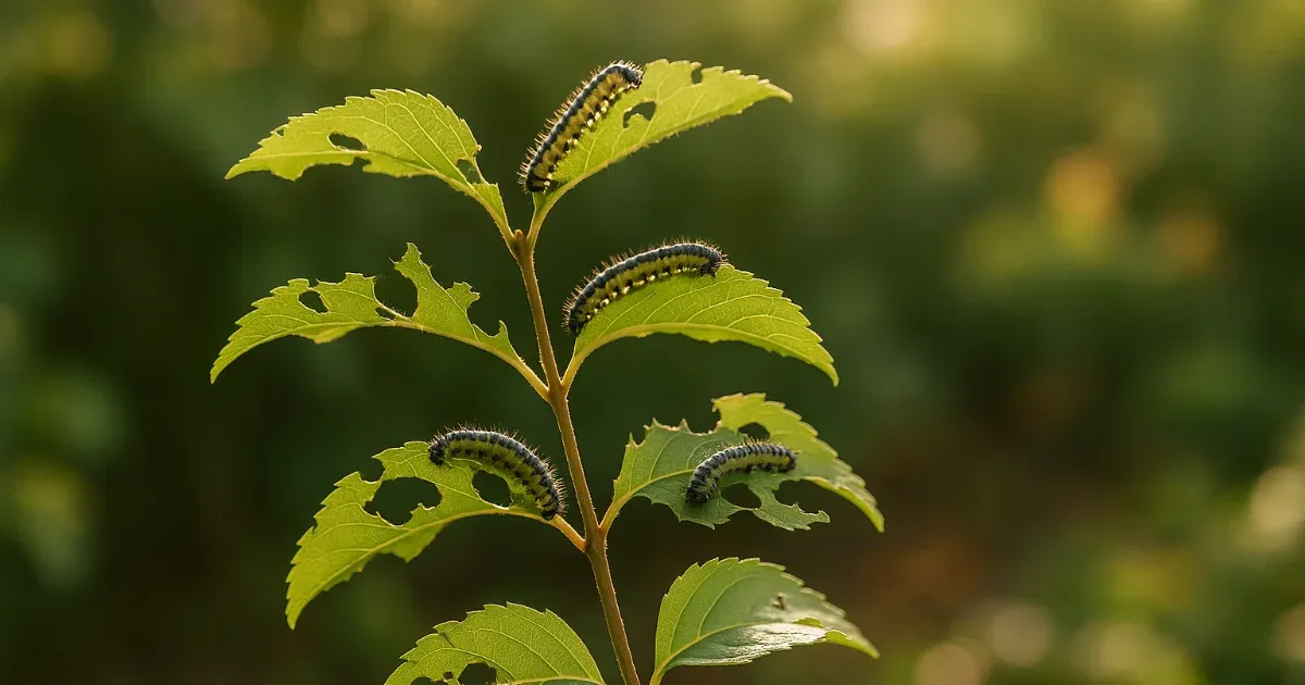 Chenilles sur les feuilles : identifier et traiter sans dégâts
