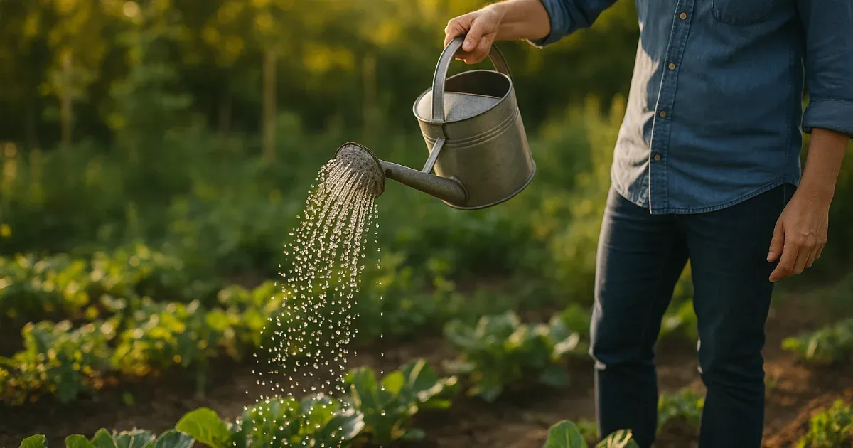 Arrosage au potager : quand, combien et comment bien arroser