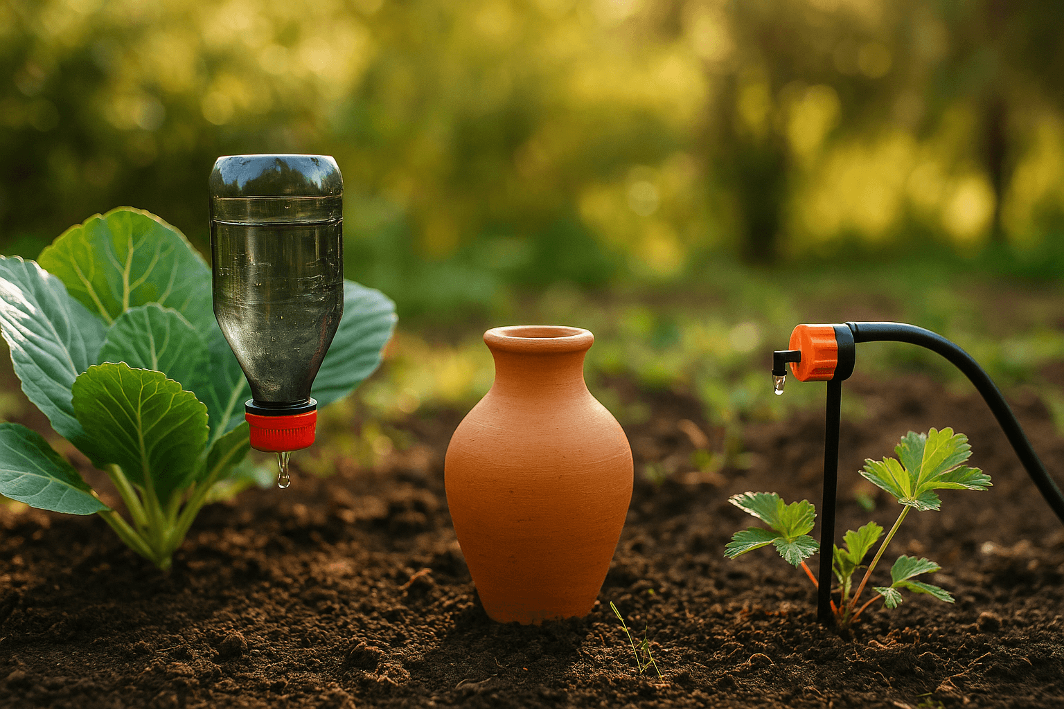 Arrosage goutte à goutte maison : 3 systèmes faciles