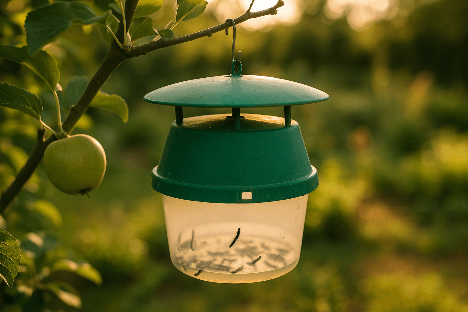 Pièges à phéromones : éliminer les chenilles au jardin