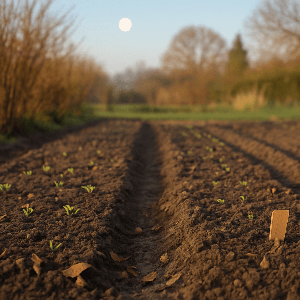 Potager en mars 2026 : semis, lune et risque de gel