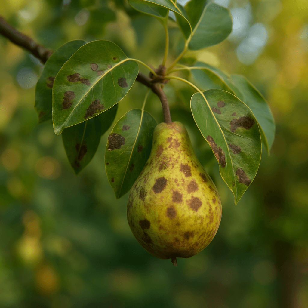 Tavelure du poirier : la reconnaître et la traiter sans chimie