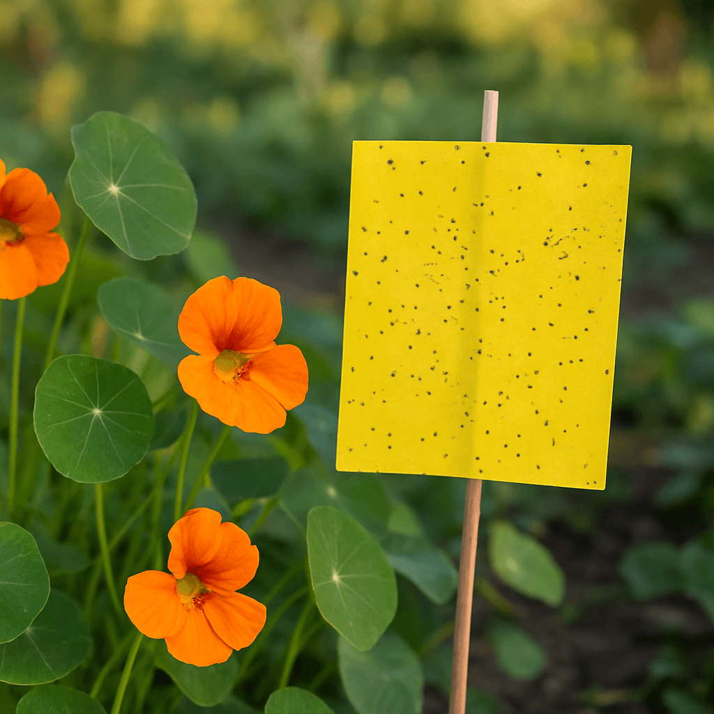 Capucine au potager : piège à pucerons efficace