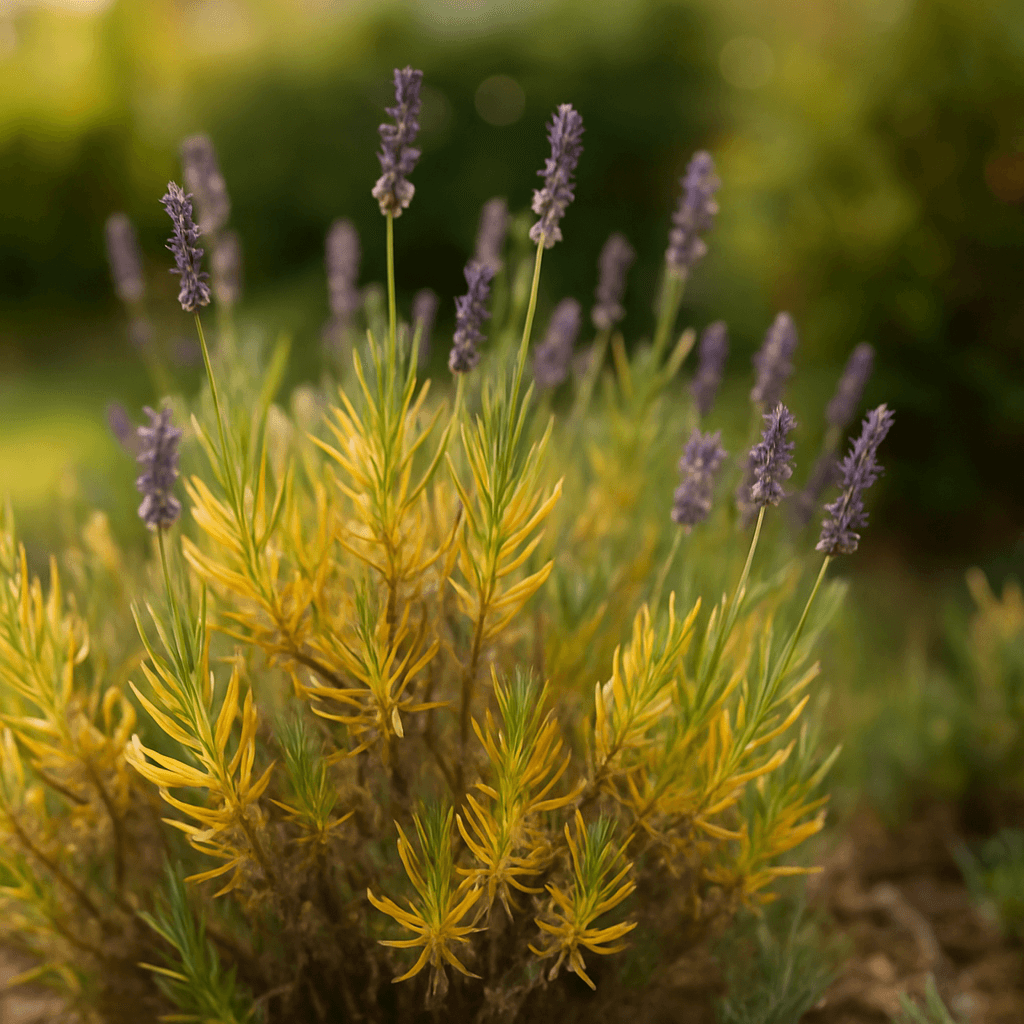 Lavande qui jaunit : 9 causes et remèdes rapides