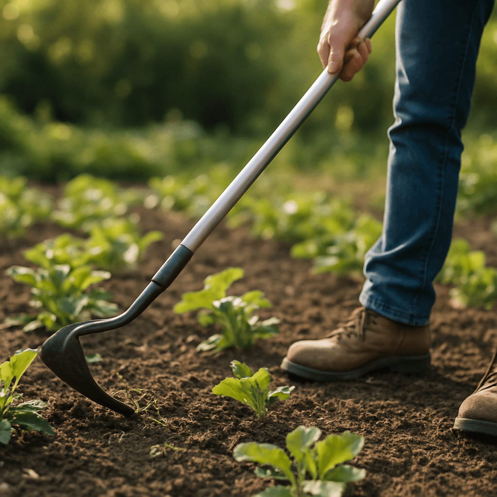 Binette oscillante : désherber vite et sans effort