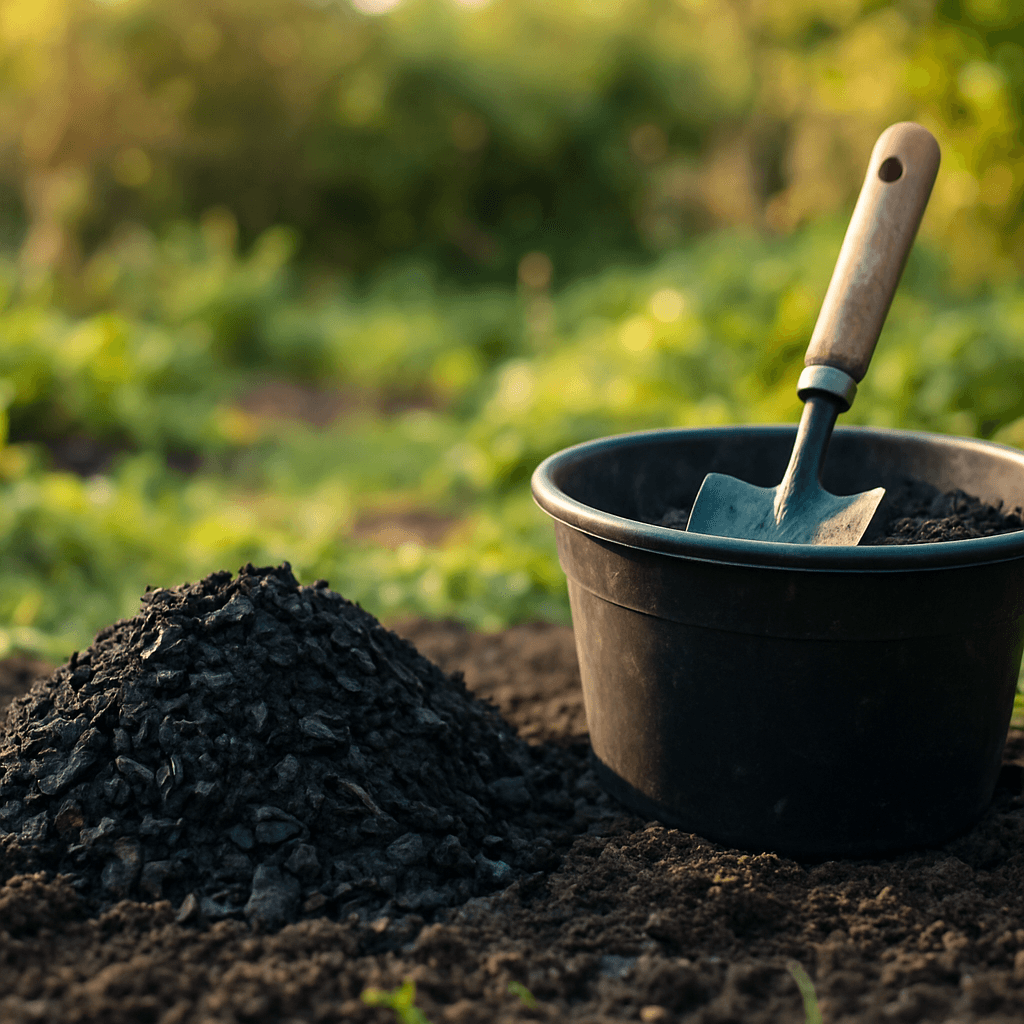 Biochar maison au jardin : booster le sol naturellement
