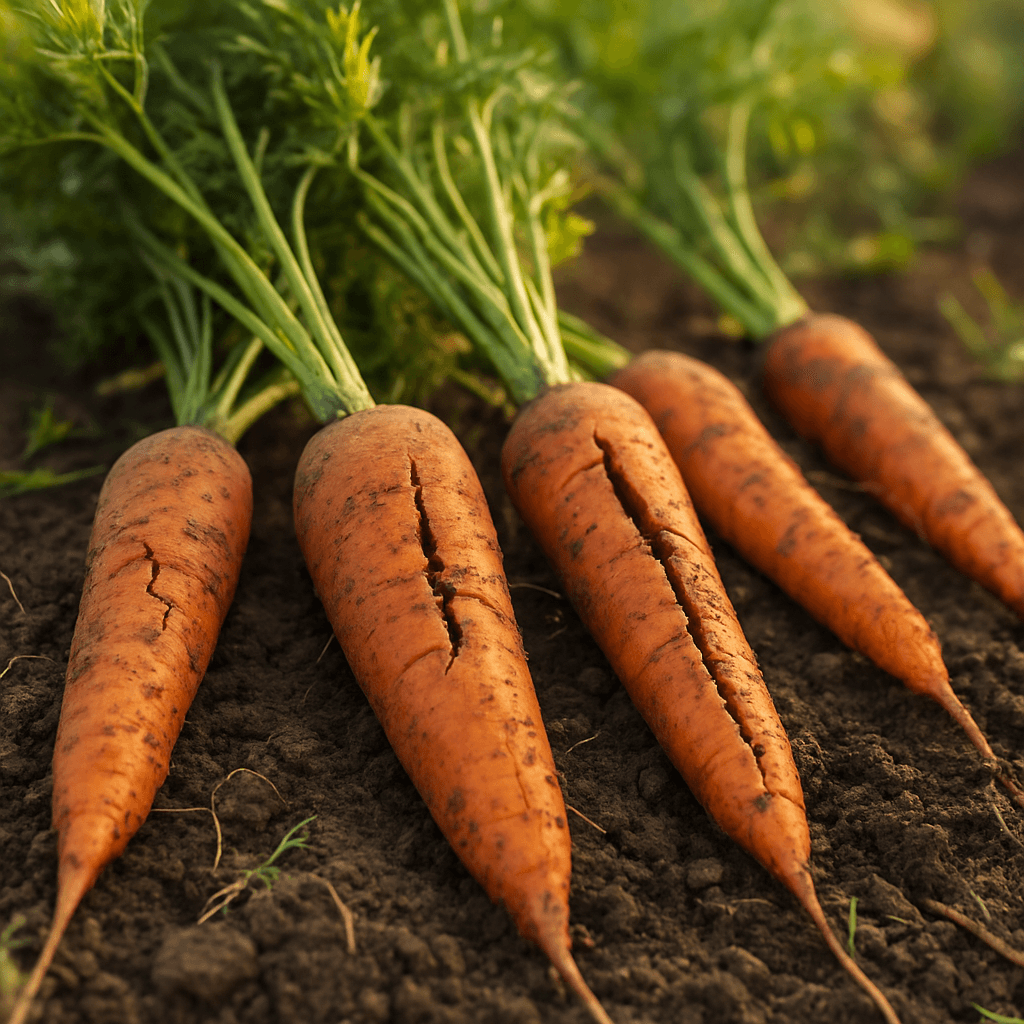 Carottes qui éclatent : causes et solutions rapides