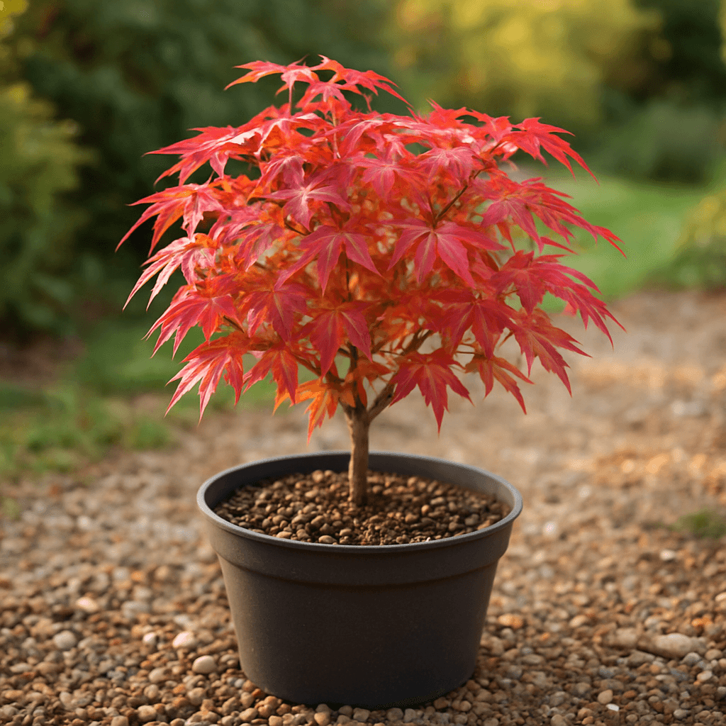 Érable du Japon en pot : substrat et drainage parfaits