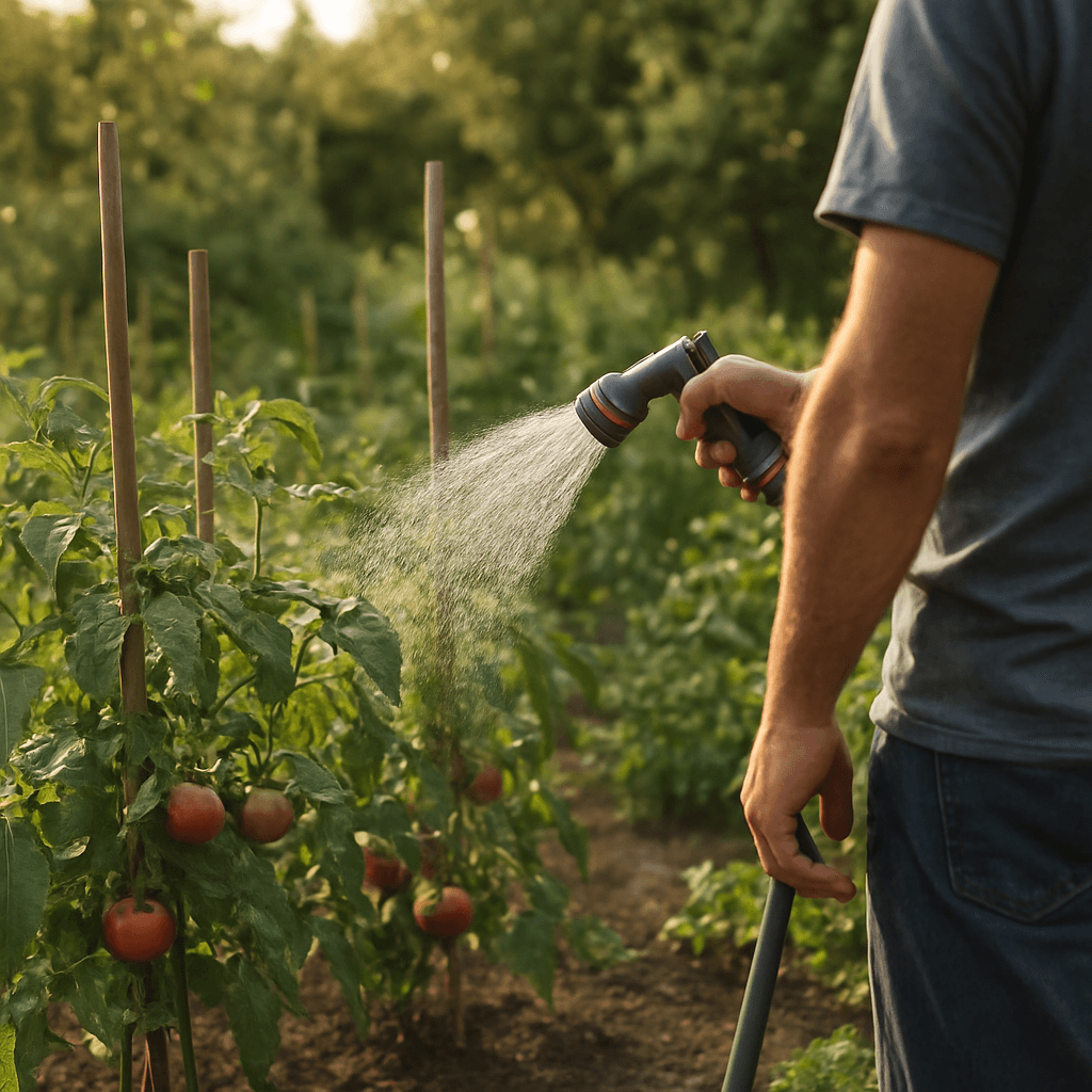 Arroser les tomates : fréquence idéale et anti-mildiou