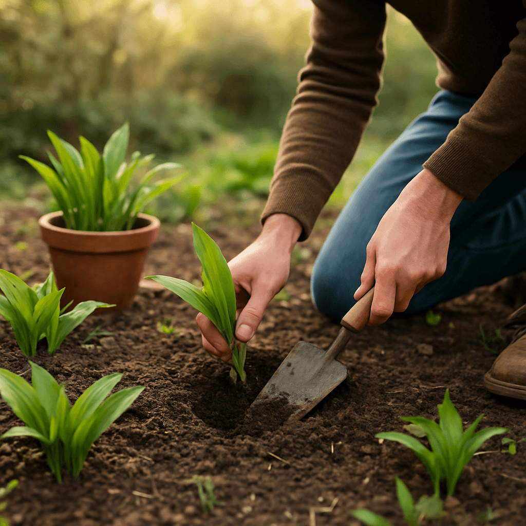 Planter l'ail des ours à l'ombre : 6 étapes faciles
