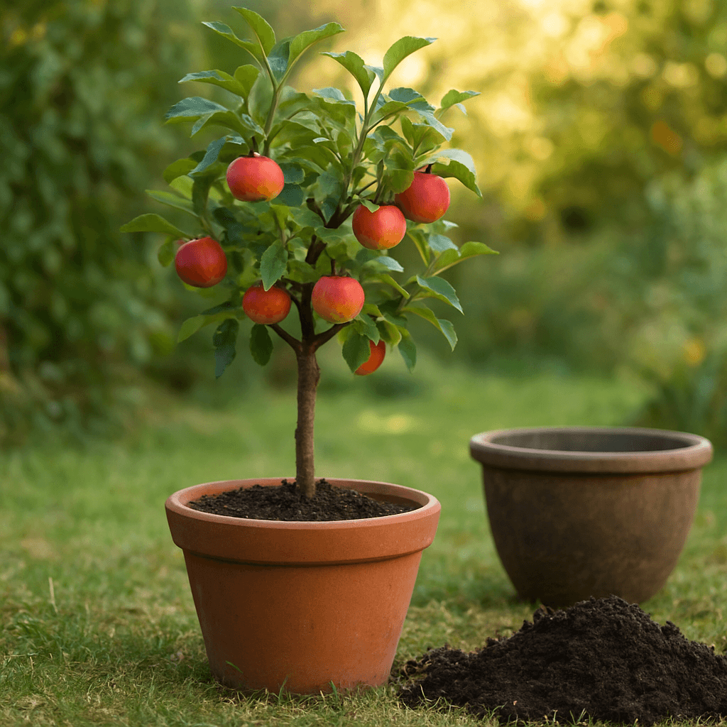 Pommier en pot : quel contenant et substrat choisir ?