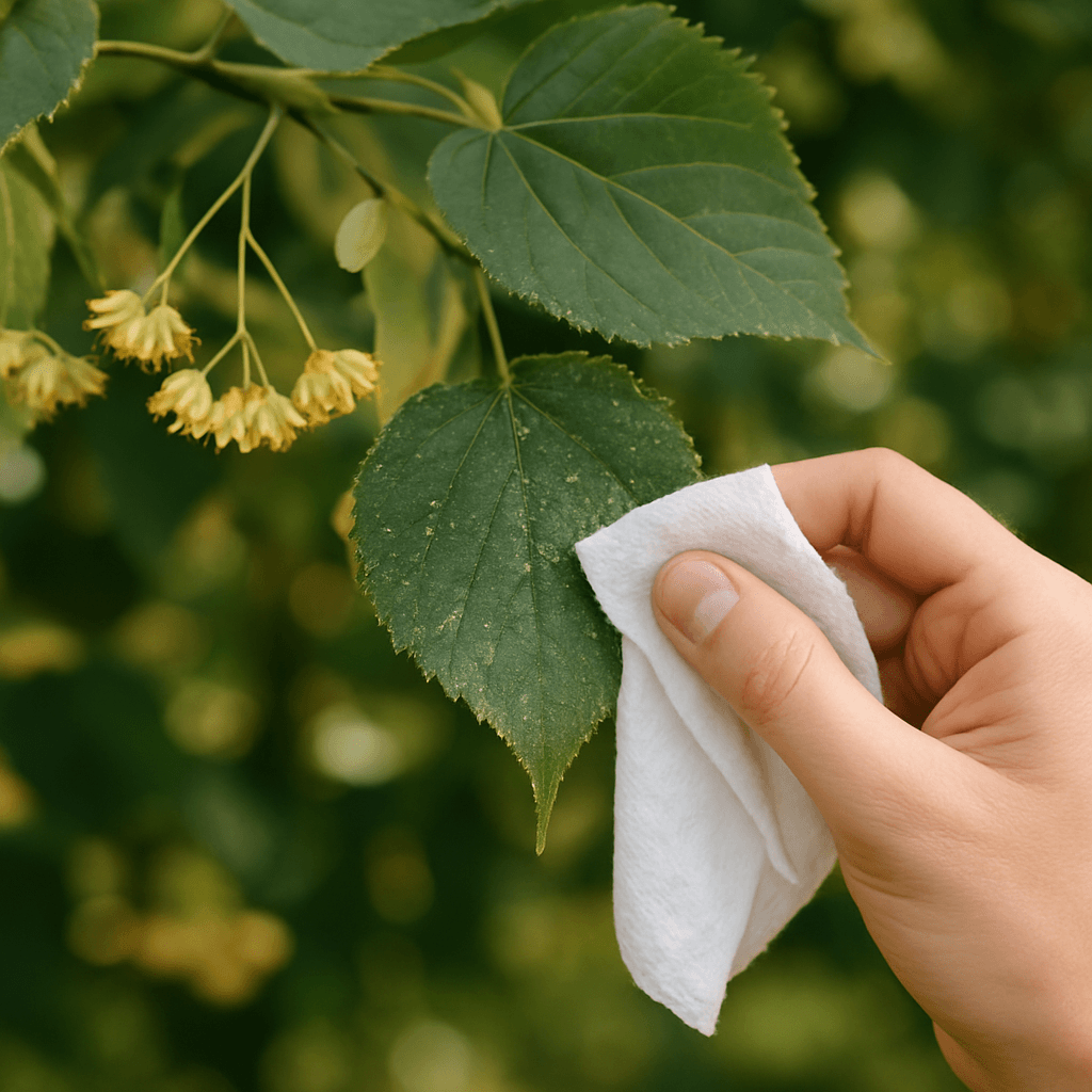 Pucerons du tilleul : éliminer le miellat sans insecticide