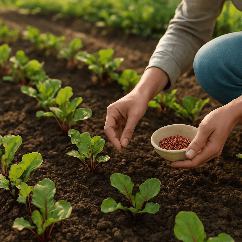 Semer des betteraves en été sans montée à graines