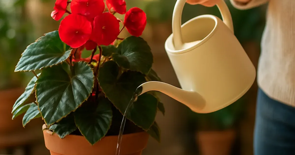 Bégonia d'intérieur : lumière parfaite et arrosage sans erreur