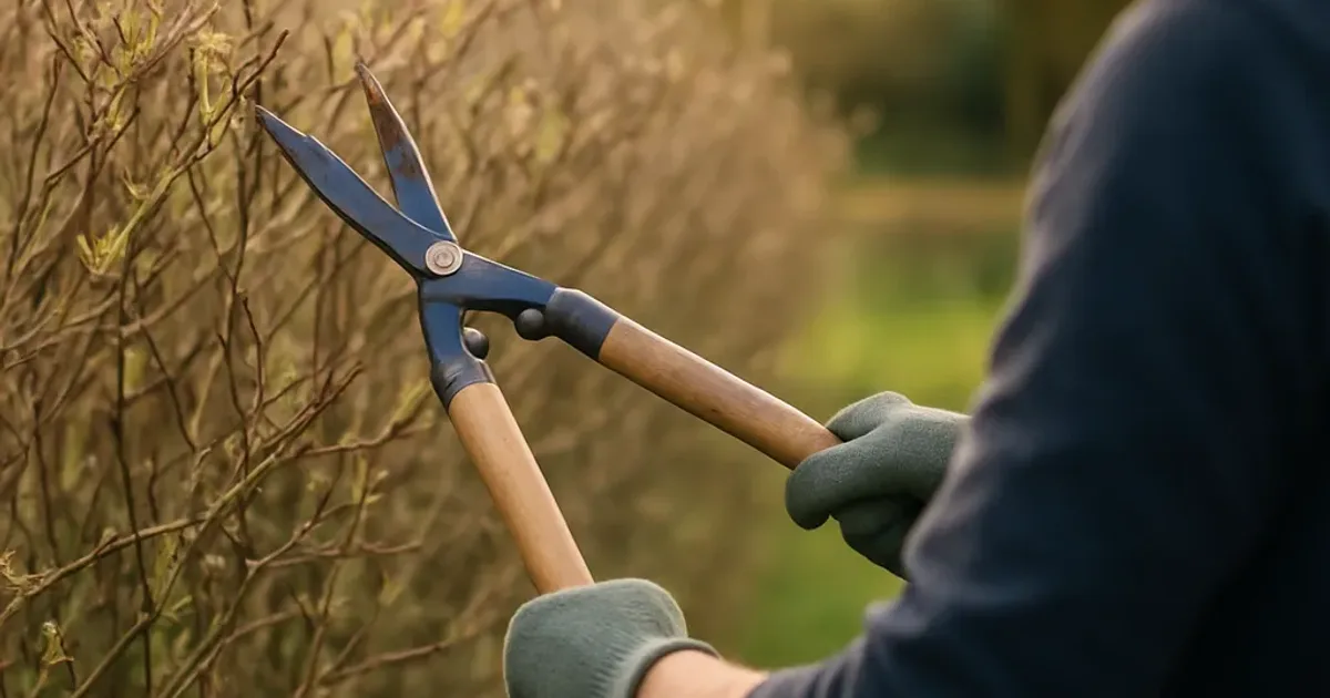 Rajeunir une haie dégarnie : recépage sans risque