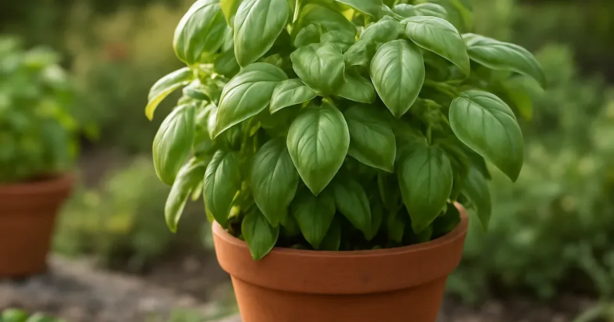 Basilic en pot : stop à la montée en graines tout l'été