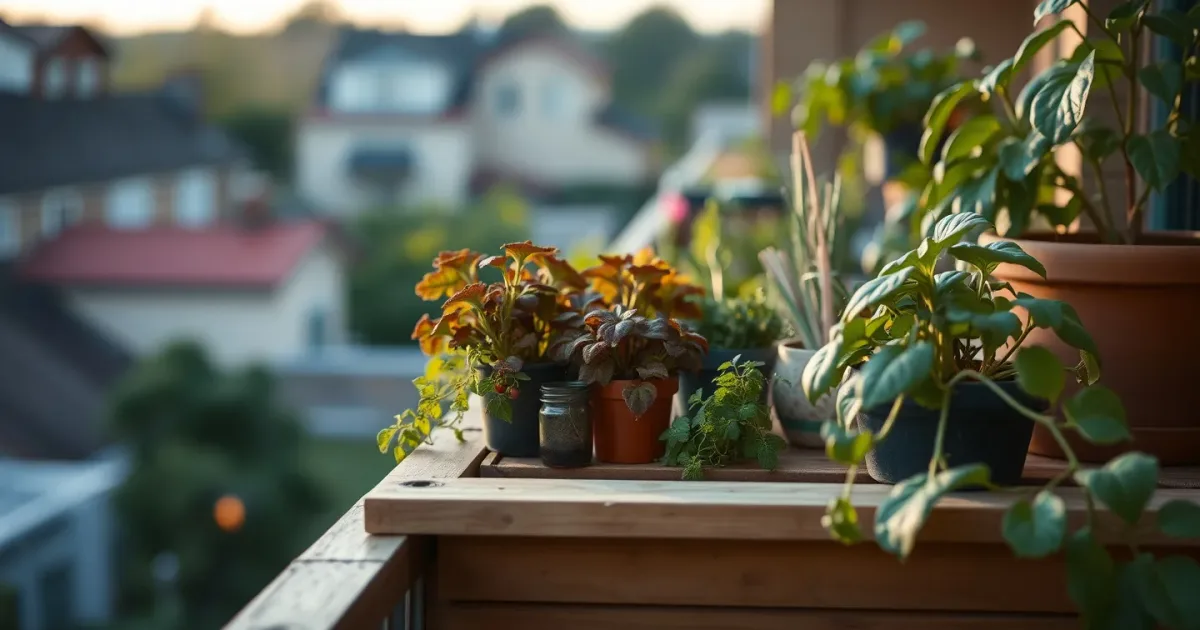 Balcon à l'ombre : 12 légumes faciles pour ton mini-potager