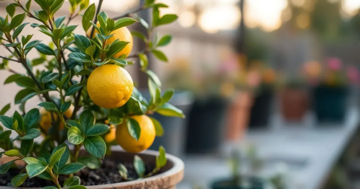 Citronnier en pot : 5 signes d'une carence à repérer vite