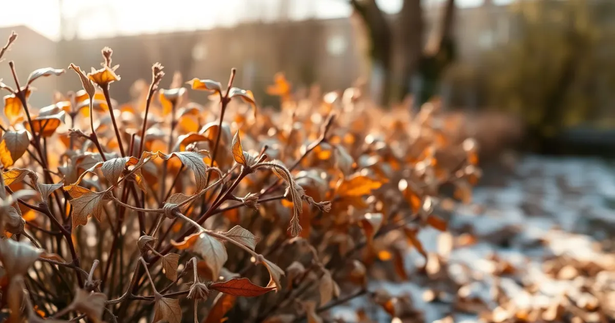 Paillis d'hiver avec feuilles mortes : quelle épaisseur ?