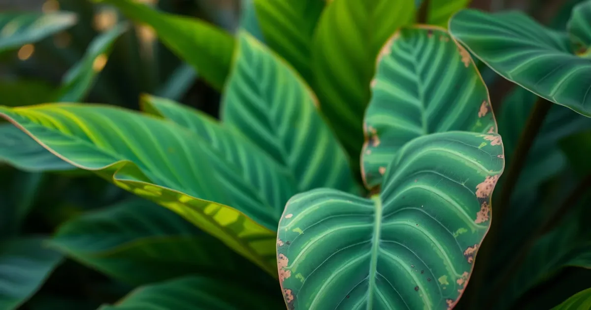 Calathea aux feuilles recroquevillées : mes solutions