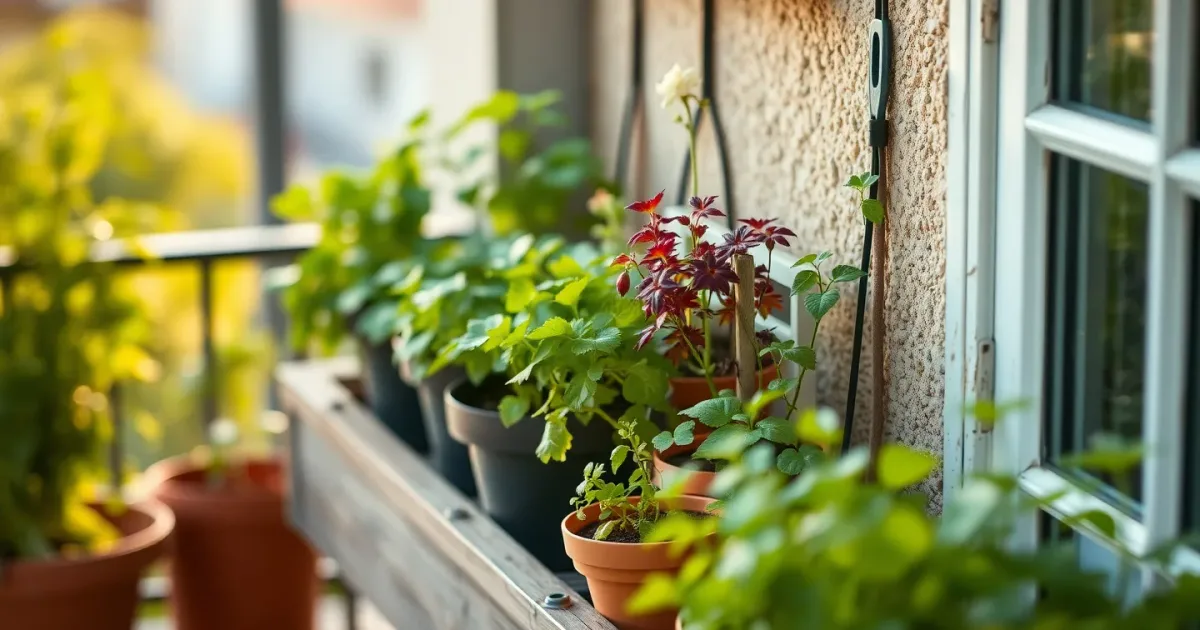 Mini-potager vertical sur balcon : mon tuto en 1 heure