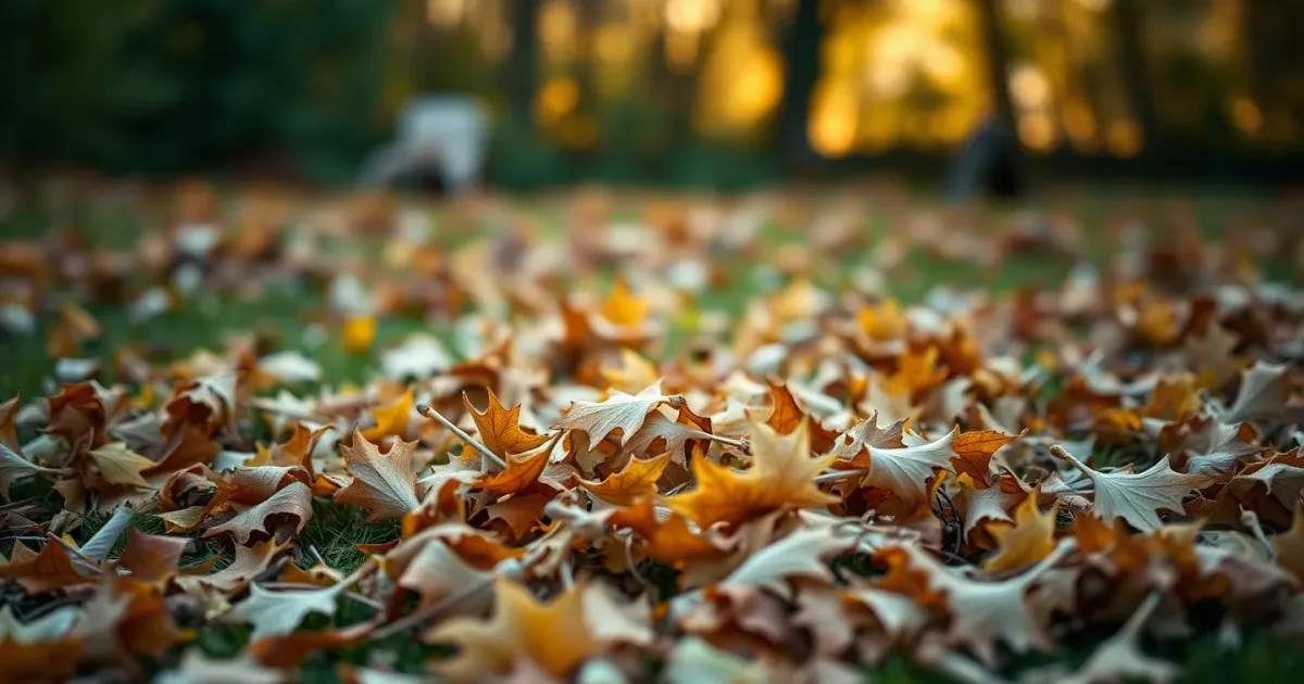 Feuilles mortes au jardin : je ramasse ou je laisse ?