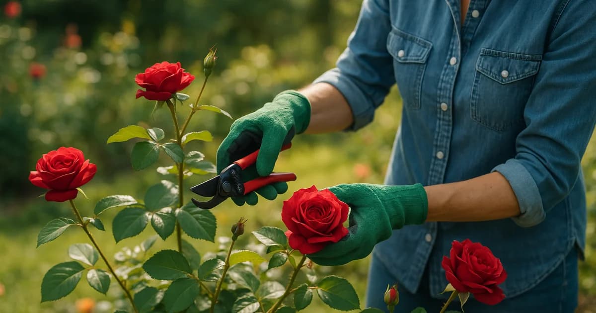 Les rosiers : plantation, taille et entretien