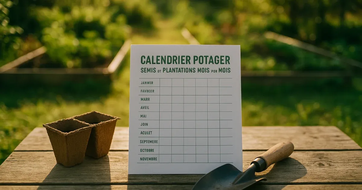 Calendrier potager : semis et plantations mois par mois