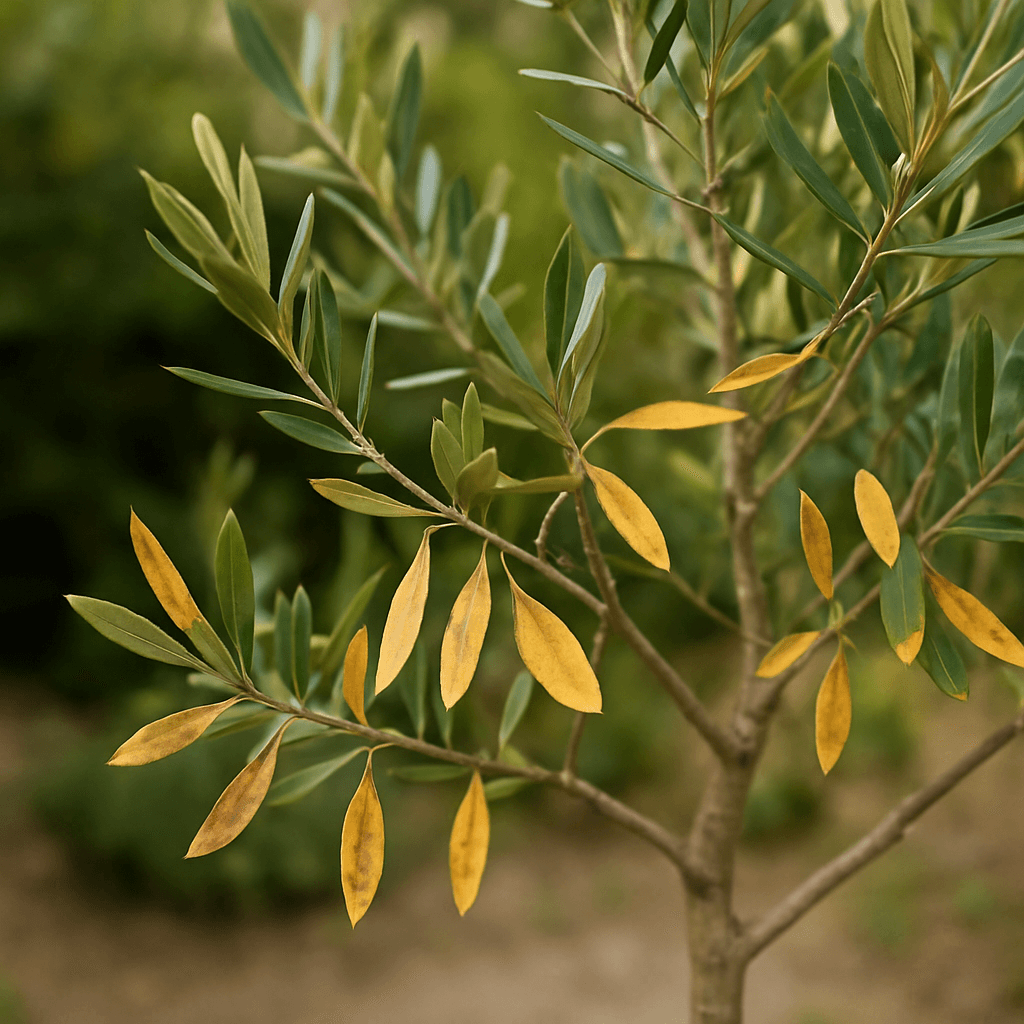 Olivier qui perd ses feuilles : causes et solutions