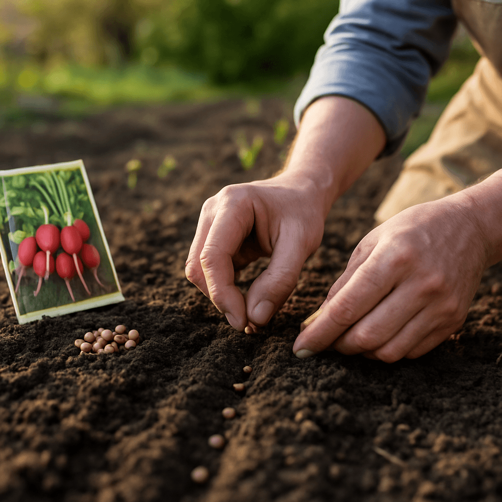 Semis de radis au printemps : évitez les racines creuses