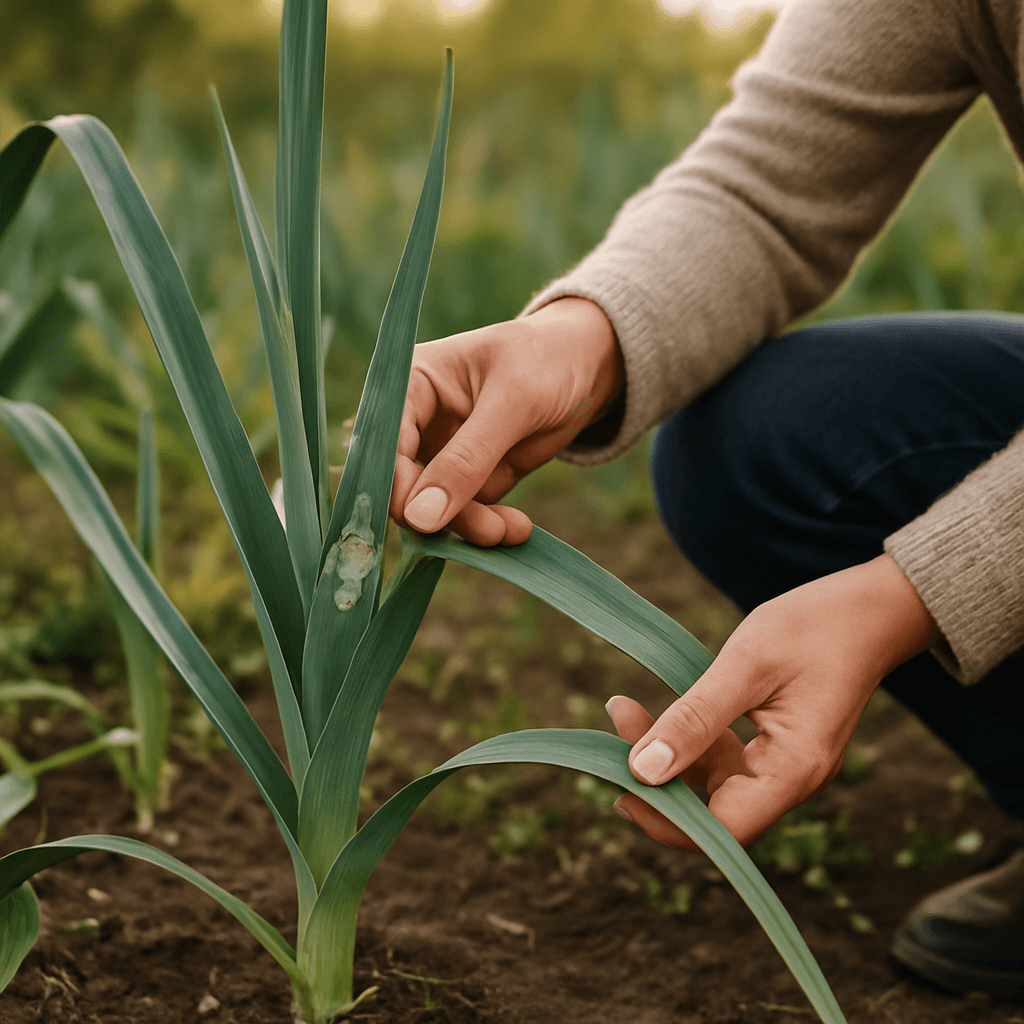 Mineuse du poireau : repérer et protéger vos poireaux